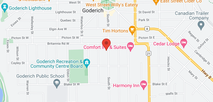 map of 134 SOUTH Street